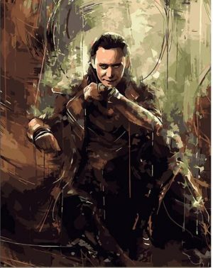 The Avengers Loki Paint By Numbers