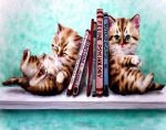 Kittens And Books Paint By Numbers