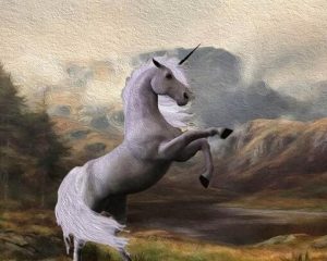 Powerful Unicorn  Animals Paint By Numbers