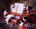 Cats On Piano Paint By Numbers