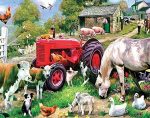 Animals In farm paint by numbers