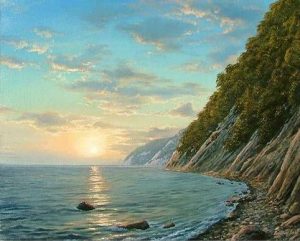 Sea Coast Mountain Paint By Numbers