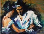 Romantic Spanish Couple Paint By Numbers