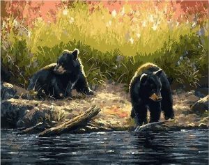 Bear Cubs Paint By Numbers