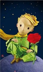 Little Prince With Red Rose Paint By Numbers
