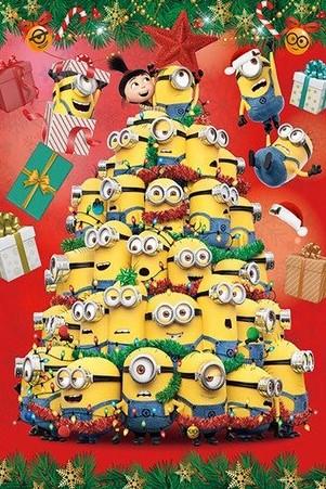 Minions Christmas Tree Paint By Numbers