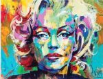 Colorful Marilyn Monroe Paint By Numbers