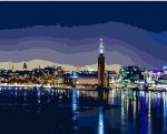 Stockholm At Night Paint By Numbers