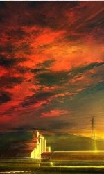 Red Clouds Paint By Numbers