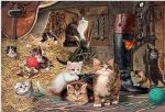 Cats In Stable Paint By Numbers