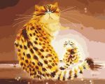 Cat And Kitty Paint By Numbers