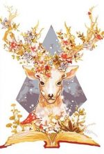 Floral Deer Book Paint By Numbers