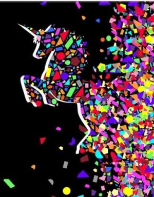 Colorful Unicorn Paint By Numbers