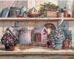 Flower Nursery Still Life Paint By Numbers