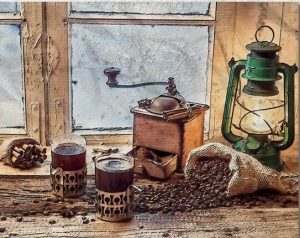 Coffee And Lamp Paint By Numbers