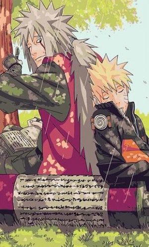 Jiraiya And Naruto Paint By Numbers
