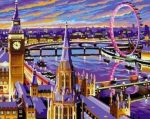 London Eye and Big Ben Paint By Numbers