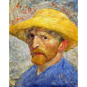 Self Portrait With A Straw Hat Paint By Numbers