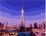 Burj Khalifa Dubai Paint By Numbers