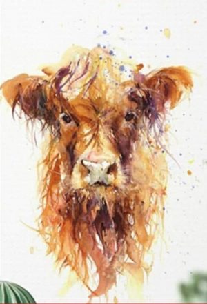 Messy Cow Paint By Numbers