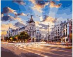 Main Street Madrid Paint By Numbers