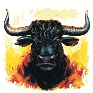 Bull Head Paint By Numbers