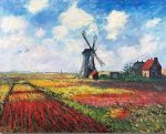 Tulip Field With The Rijnsburg Windmill Paint By Numbers