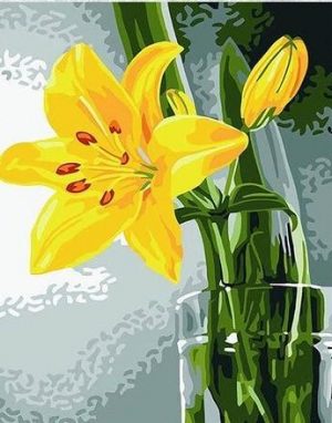 Yellow Lily Paint By Numbers