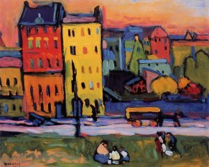 Houses in Munich Wassily Kandinsky Paint By Numbers