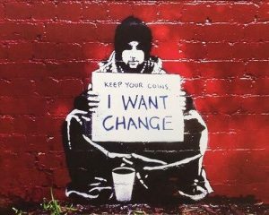 Poster of Homeless Man People Paint By Numbers