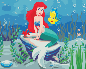 The Little Mermaid Paint By Numbers