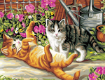 Two Kittens Paint By Numbers