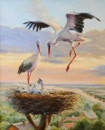 Stork Nest Paint By Numbers