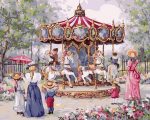 Carousel Amusement Park Paint By Numbers