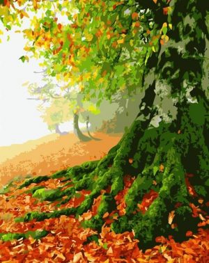 Big Tree Landscape Paint By Numbers