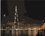 Dubai Burj Khalifa Paint By Numbers