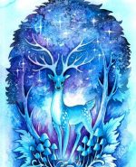 Magical Deer Paint By Numbers