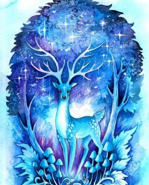 Magical Deer Paint By Numbers