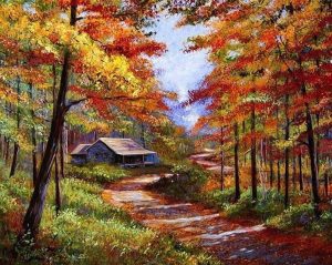 Fall Forest Paint By Numbers