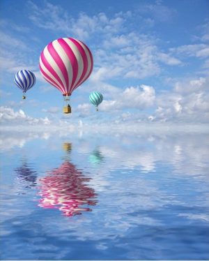 Hot Air Balloons Paint By Numbers