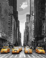New York Taxis Paint By Numbers