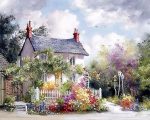 Spring Cottage House Paint By Numbers