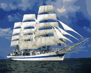 Sailing Boat Paint By Numbers