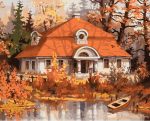 Autumn House Paint By Numbers