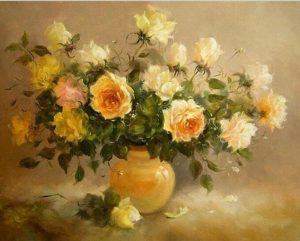 Yellow Flowers Paint By Numbers