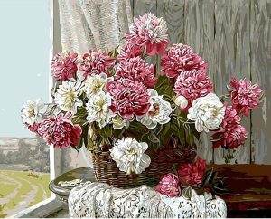 Flowers Basket Paint By Numbers