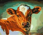 Brown Cow Paint By Numbers