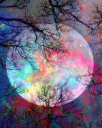 Galaxy Moon Paint By Numbers