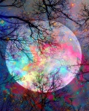 Galaxy Moon Paint By Numbers