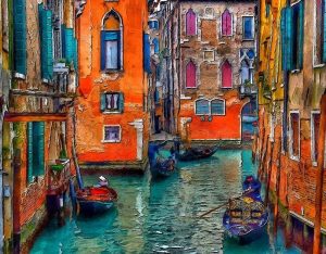 Venice Canal City Paint By Numbers